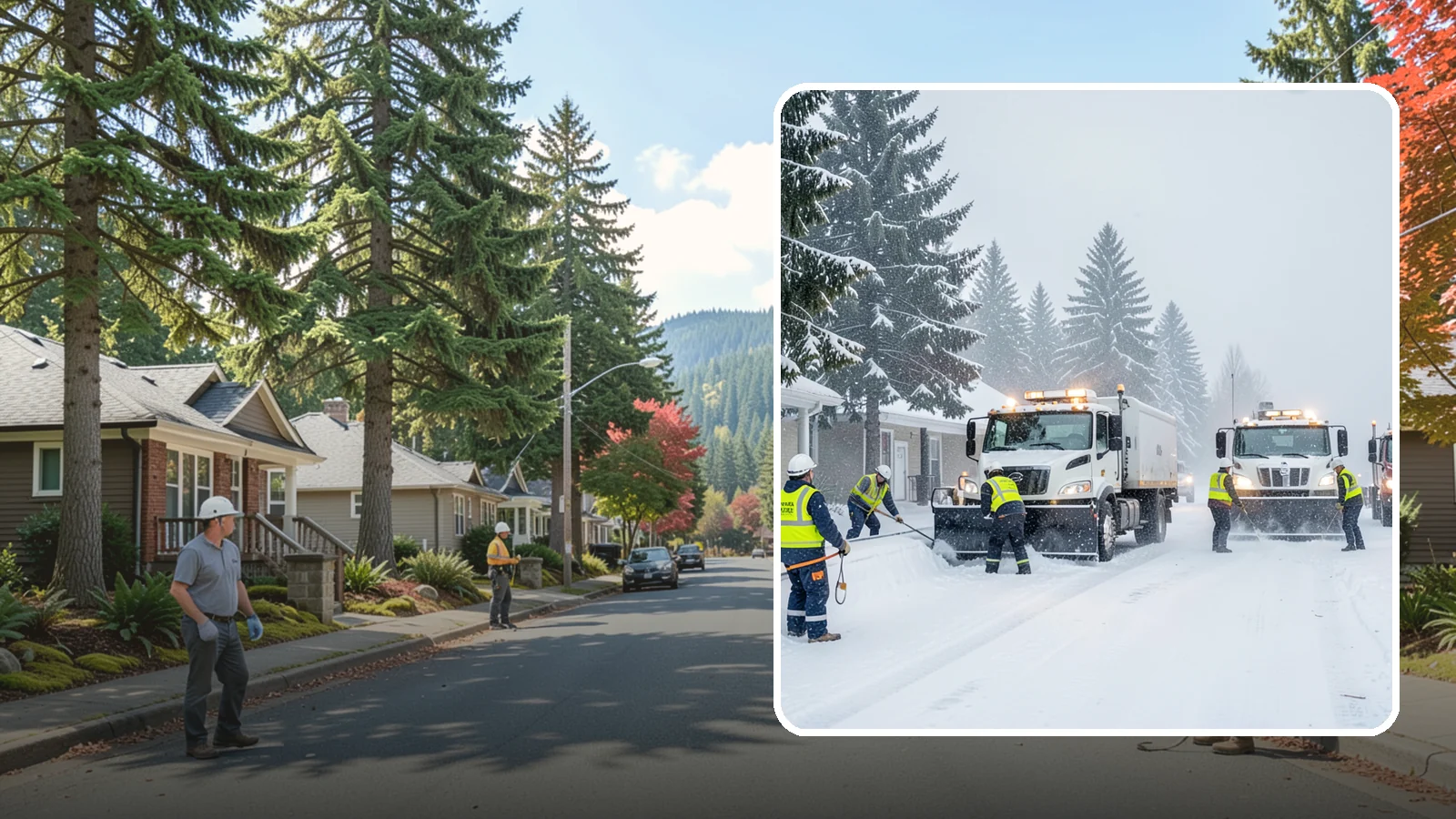 Polar Vortex Response in Hunts Point, King County, WA - When a polar vortex sends Arctic air over Western Washington, we keep your property functional through the deep freeze.
