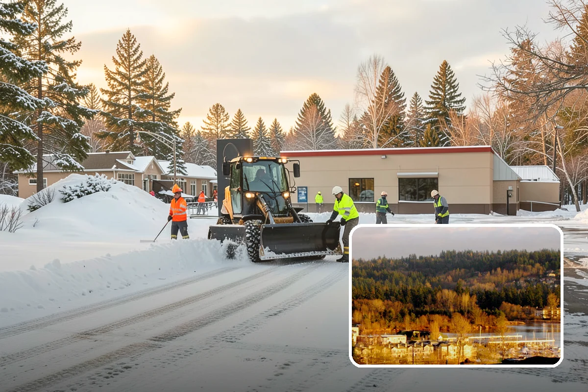 Polar Vortex Response in Kenmore, King County, WA - Cold-rated deicer chemistry that keeps working when rock salt quits