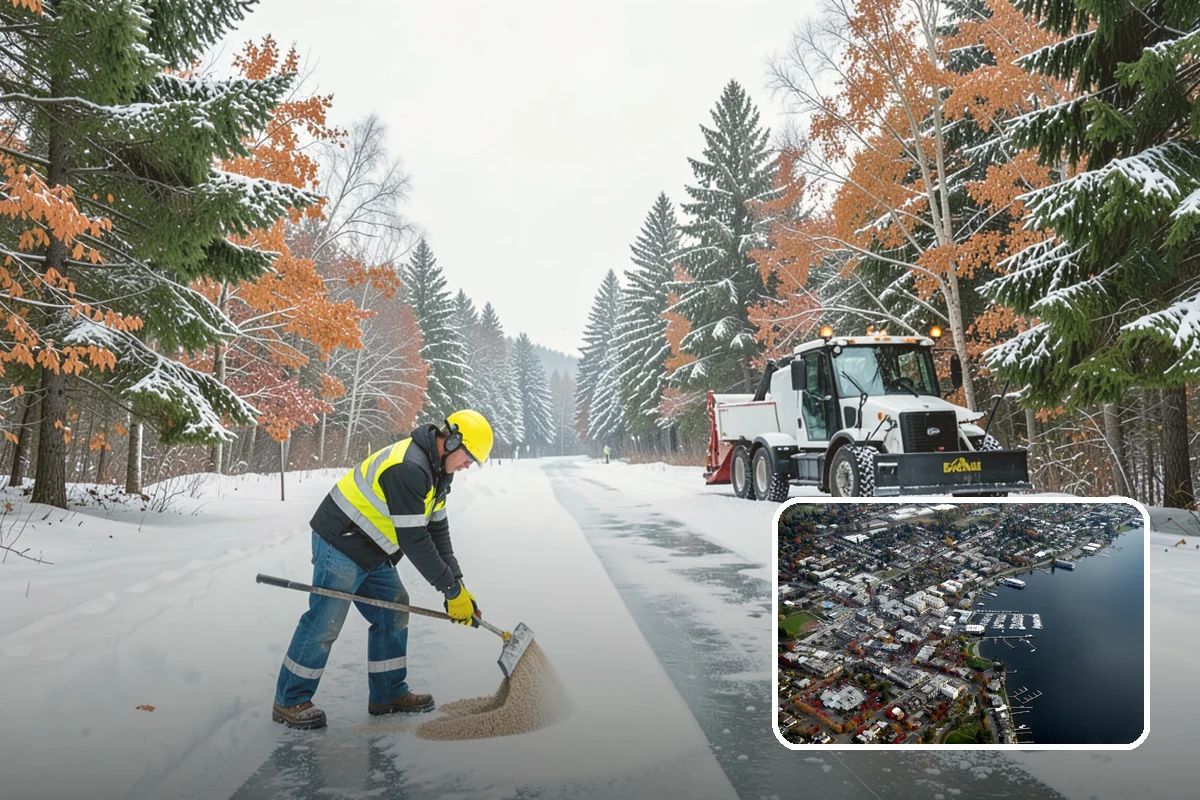 Polar Vortex Response in Kirkland, King County, WA - Cold-rated deicer chemistry that keeps working when rock salt quits