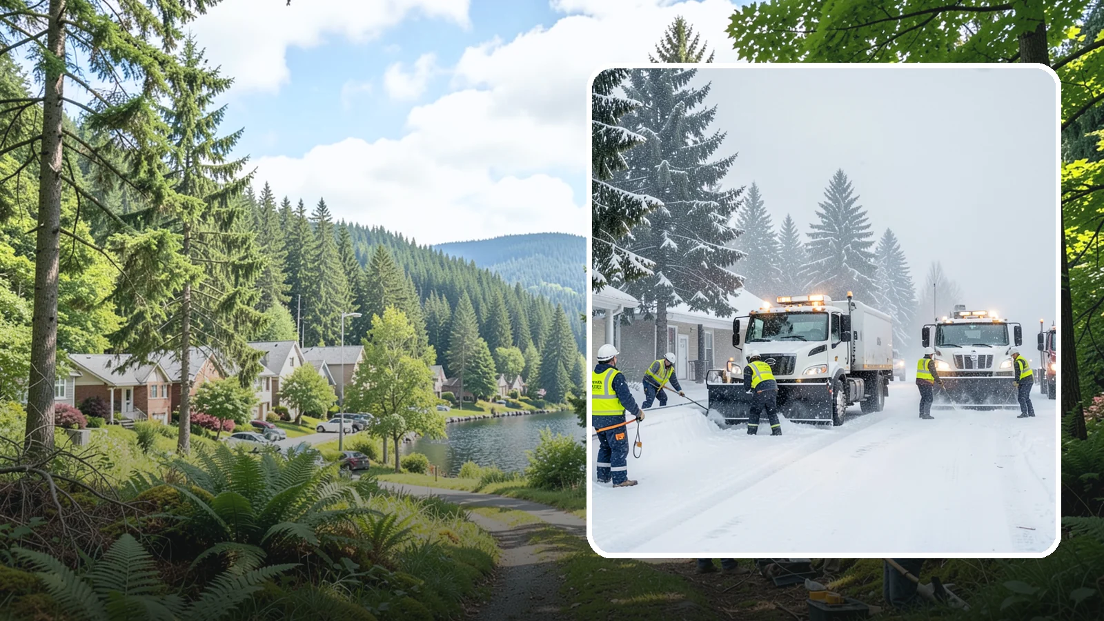 Polar Vortex Response in Lake Forest Park, King County, WA - When a polar vortex sends Arctic air over Western Washington, we keep your property functional through the deep freeze.