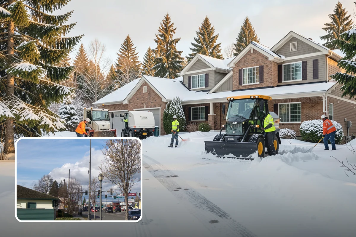 Polar Vortex Response in Marysville, Snohomish County, WA - Cold-rated deicer chemistry that keeps working when rock salt quits