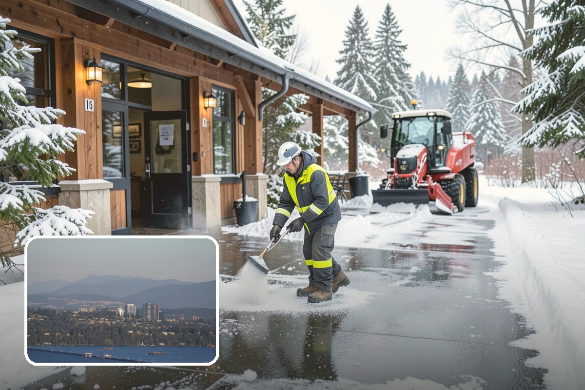 Polar Vortex Response in Medina, King County, WA - Cold-rated deicer chemistry that keeps working when rock salt quits