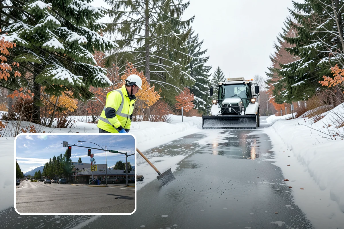 Polar Vortex Response in North Bend, King County, WA - Cold-rated deicer chemistry that keeps working when rock salt quits