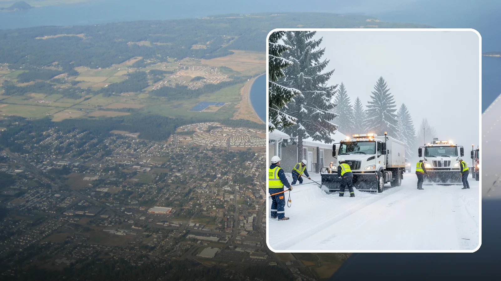 Polar Vortex Response in Oak Harbor, Island County, WA - When a polar vortex sends Arctic air over Western Washington, we keep your property functional through the deep freeze.