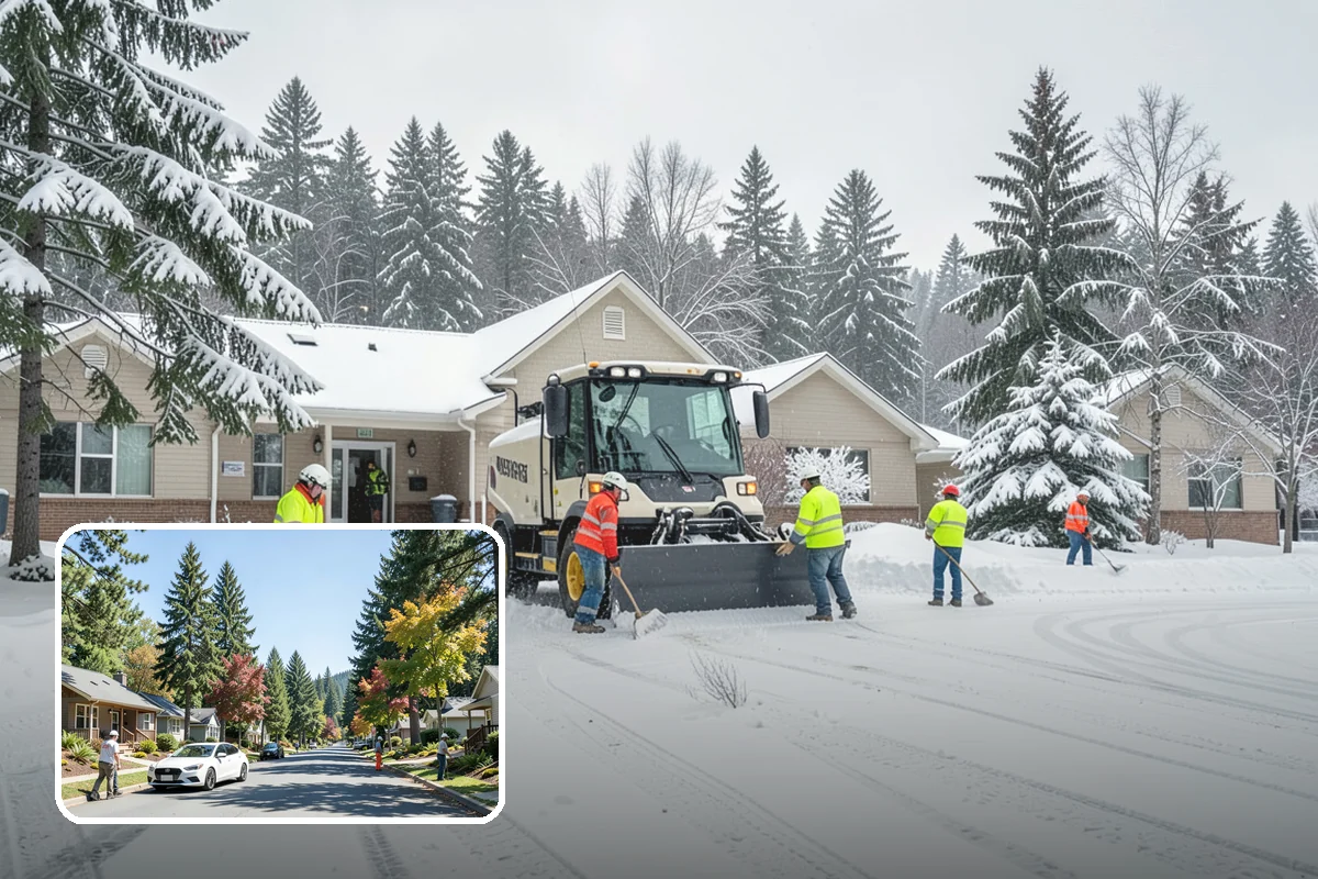 Polar Vortex Response in Orting, Pierce County, WA - Cold-rated deicer chemistry that keeps working when rock salt quits