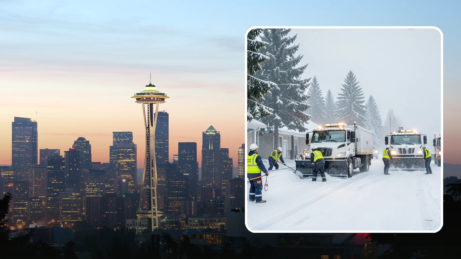 Polar Vortex Response in Seattle, King County, WA - When a polar vortex sends Arctic air over Western Washington, we keep your property functional through the deep freeze.