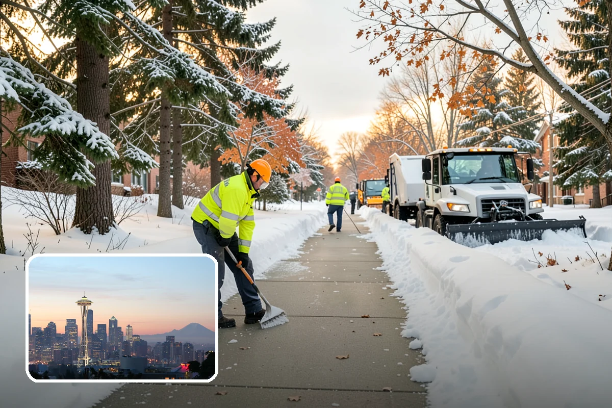 Polar Vortex Response in Seattle, King County, WA - Cold-rated deicer chemistry that keeps working when rock salt quits