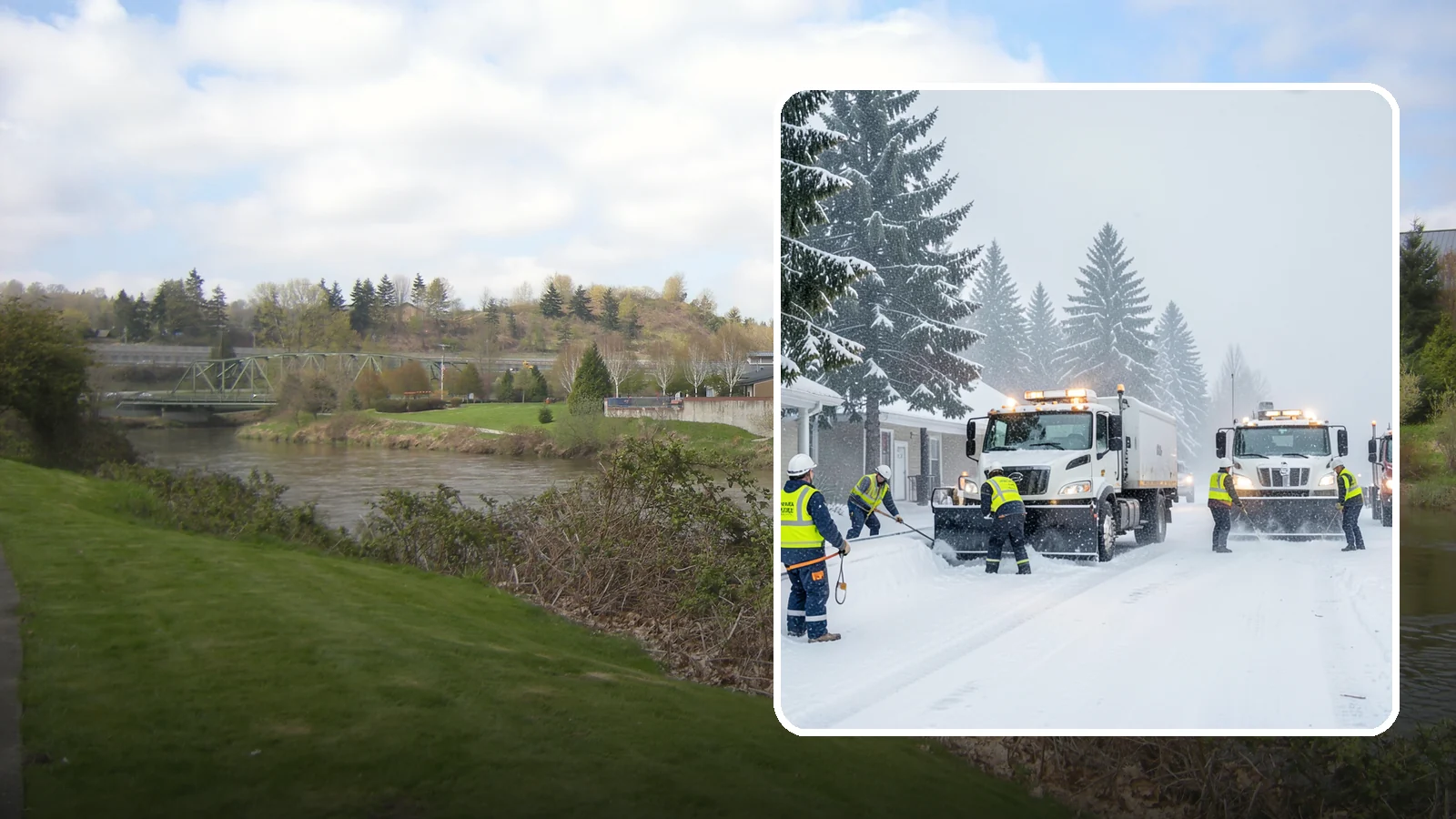 Polar Vortex Response in Tukwila, King County, WA - When a polar vortex sends Arctic air over Western Washington, we keep your property functional through the deep freeze.