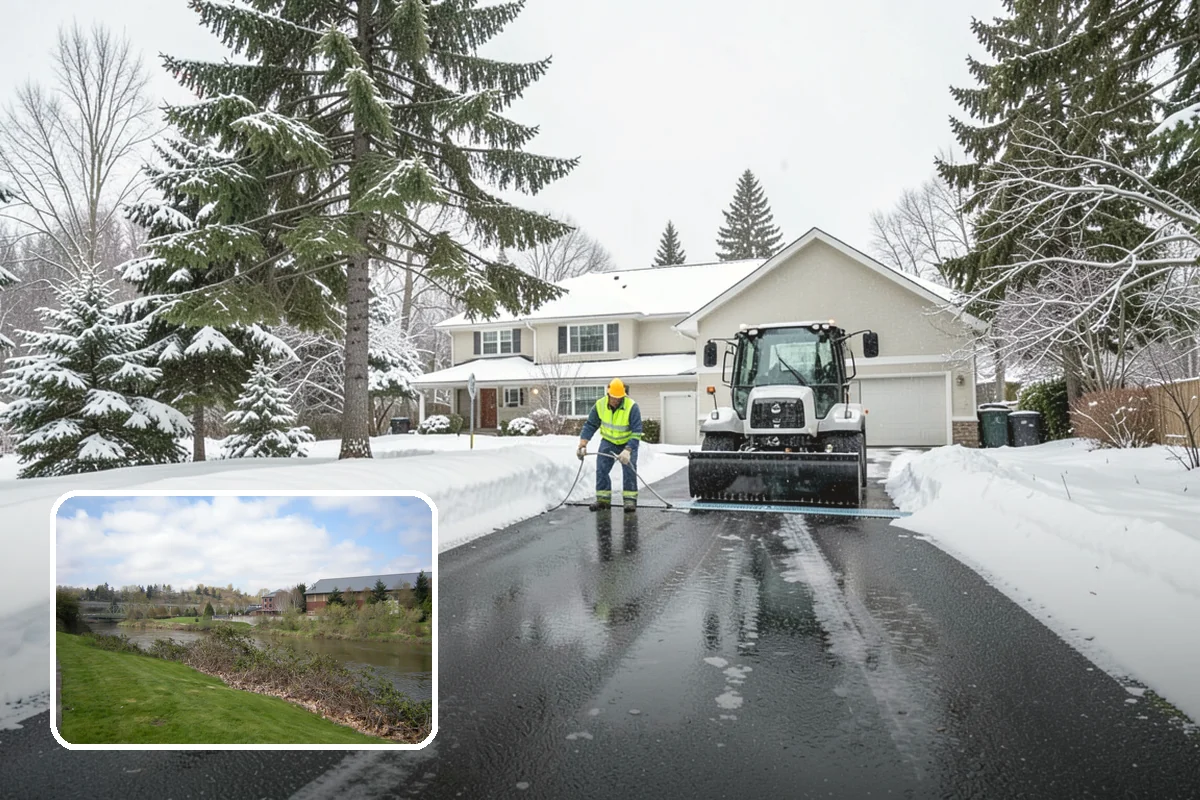 Polar Vortex Response in Tukwila, King County, WA - Cold-rated deicer chemistry that keeps working when rock salt quits