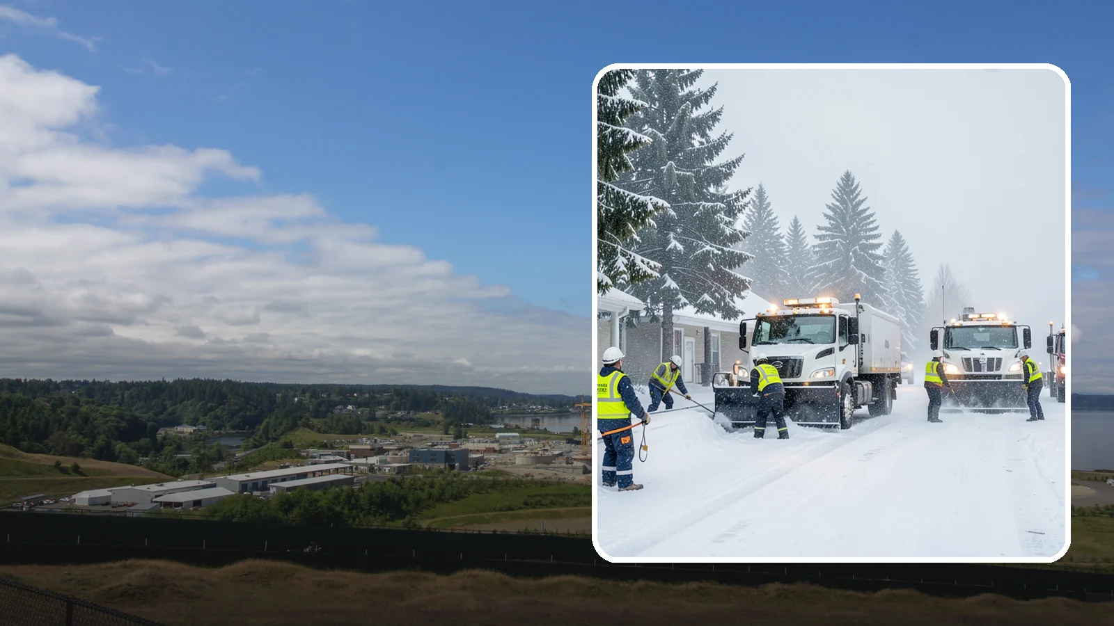 Polar Vortex Response in University Place, Pierce County, WA - When a polar vortex sends Arctic air over Western Washington, we keep your property functional through the deep freeze.