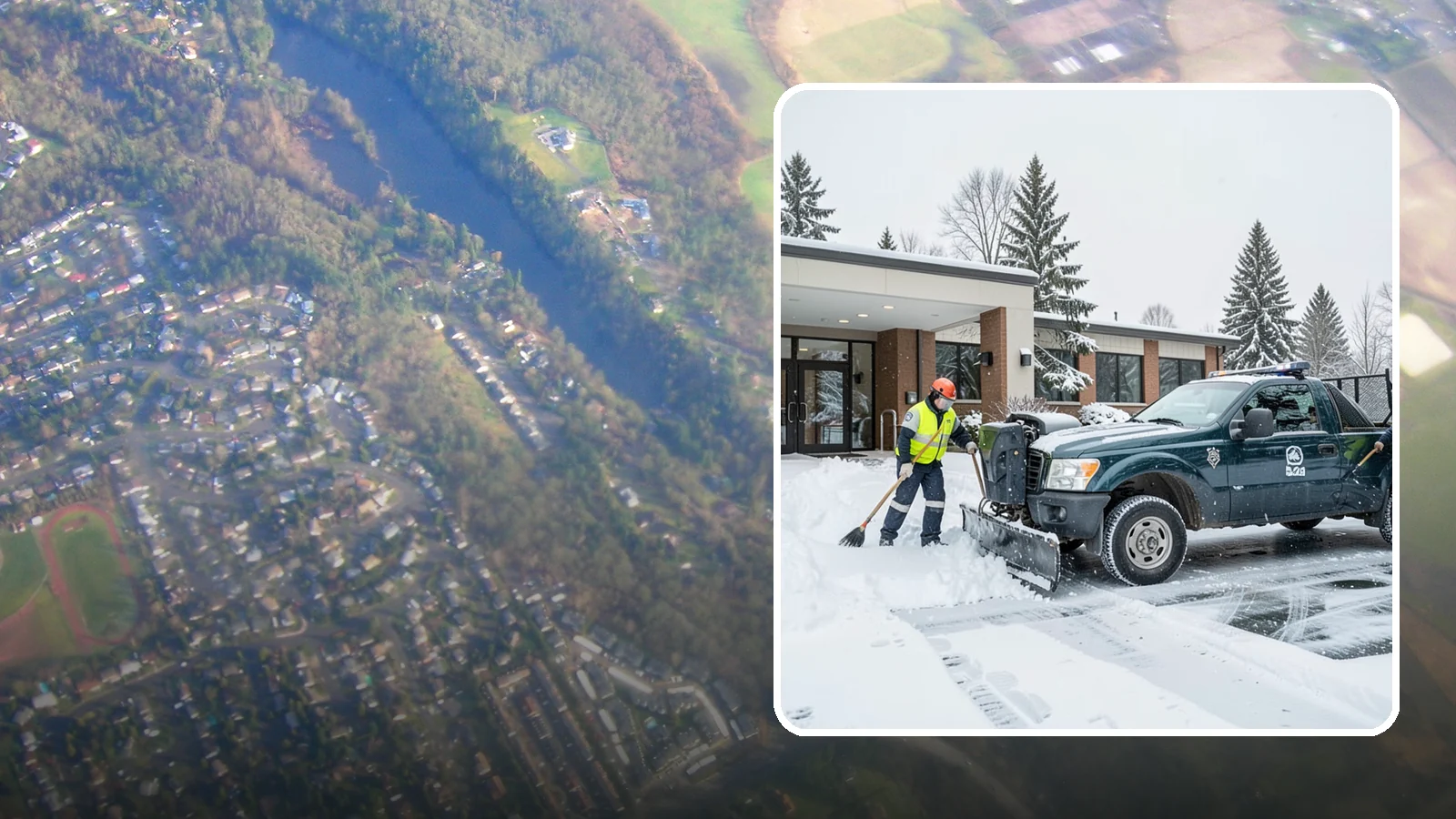 Police Station Snow Removal in Algona, King County, WA - We keep police station lots, sally ports, and secure entrances clear so patrol vehicles and personnel move without delay in any...