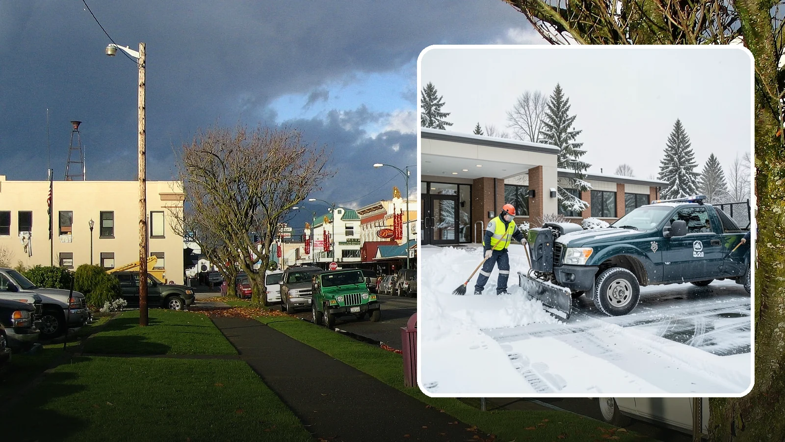 Police Station Snow Removal in Arlington, Snohomish County, WA - We keep police station lots, sally ports, and secure entrances clear so patrol vehicles and personnel move without delay in any...