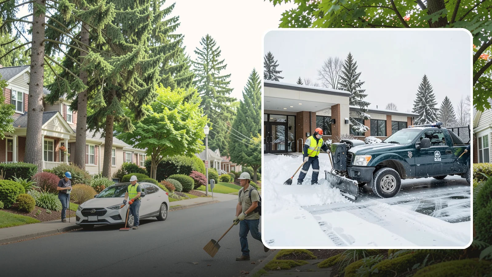 Police Station Snow Removal in Beaux Arts Village, King County, WA - We keep police station lots, sally ports, and secure entrances clear so patrol vehicles and personnel move without delay in any...