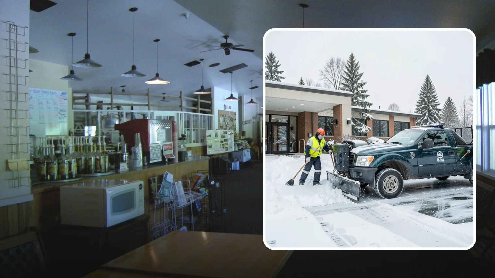 Police Station Snow Removal in Black Diamond, King County, WA - We keep police station lots, sally ports, and secure entrances clear so patrol vehicles and personnel move without delay in any...