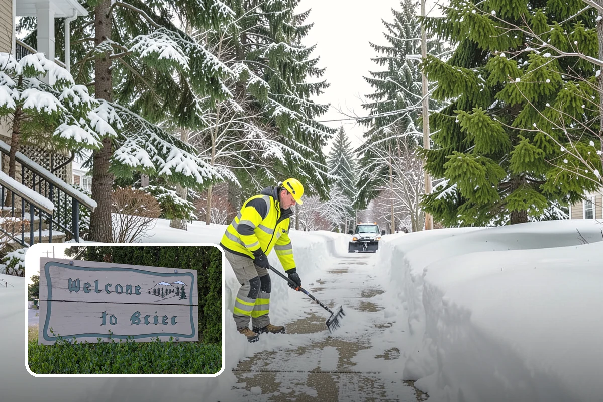 Police Station Snow Removal in Brier, Snohomish County, WA - Patrol and staff lots cleared around the clock