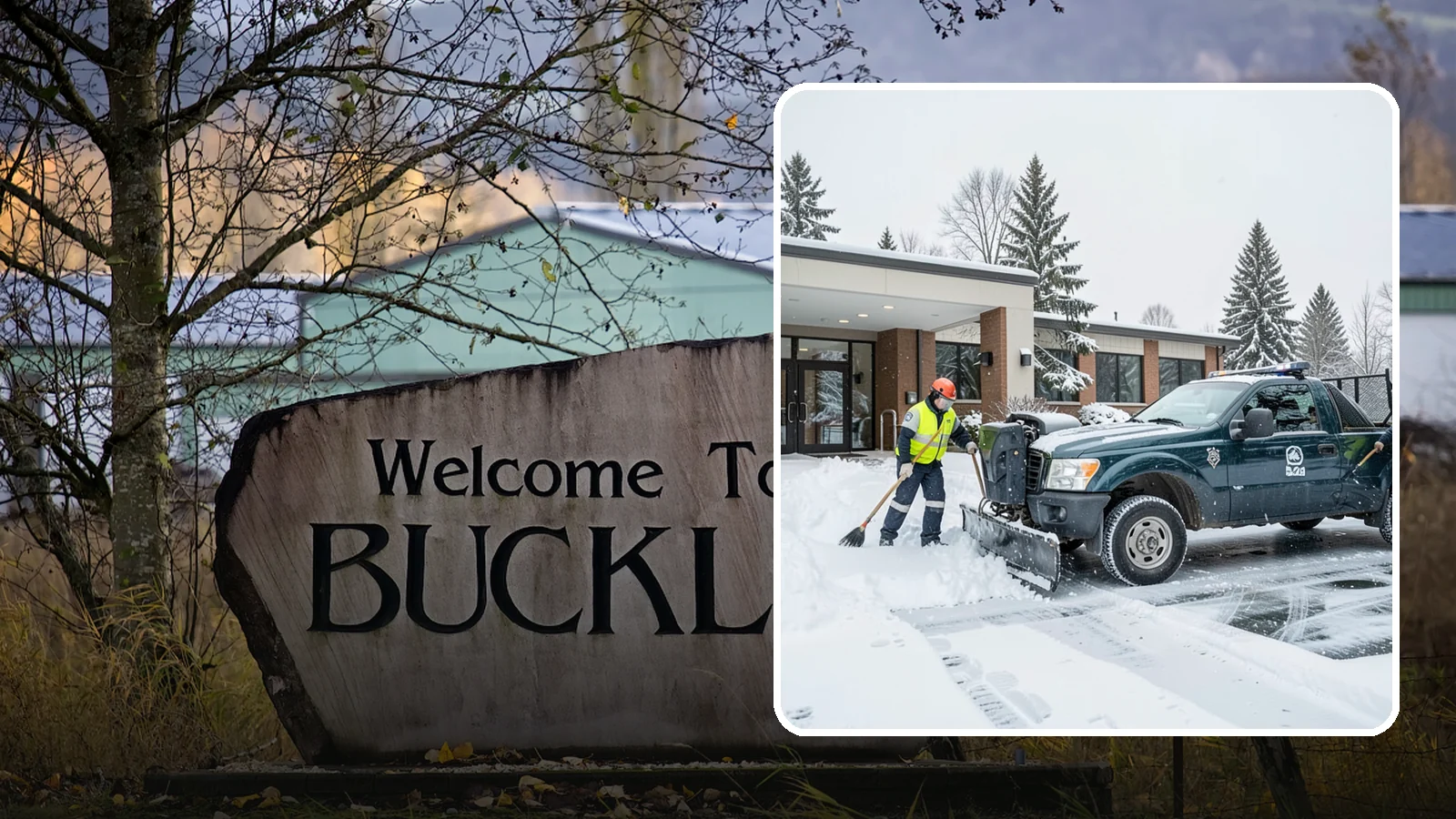 Police Station Snow Removal in Buckley, Pierce County, WA - We keep police station lots, sally ports, and secure entrances clear so patrol vehicles and personnel move without delay in any...