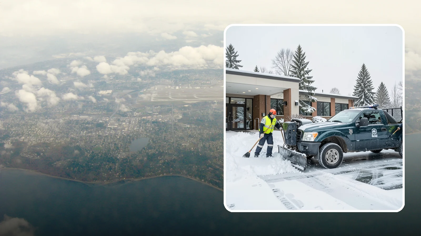 Police Station Snow Removal in Burien, King County, WA - We keep police station lots, sally ports, and secure entrances clear so patrol vehicles and personnel move without delay in any...