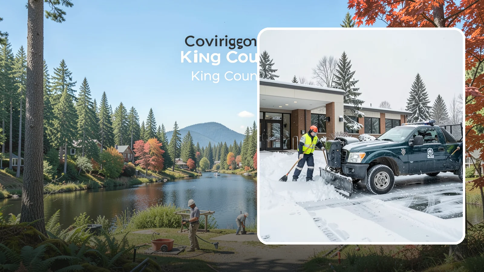 Police Station Snow Removal in Covington, King County, WA - We keep police station lots, sally ports, and secure entrances clear so patrol vehicles and personnel move without delay in any...