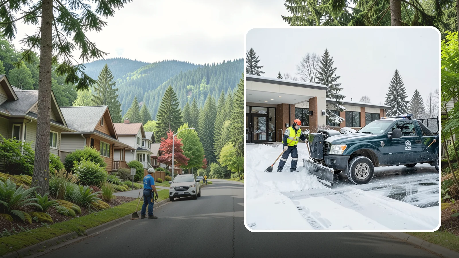 Police Station Snow Removal in Darrington, Snohomish County, WA - We keep police station lots, sally ports, and secure entrances clear so patrol vehicles and personnel move without delay in any...
