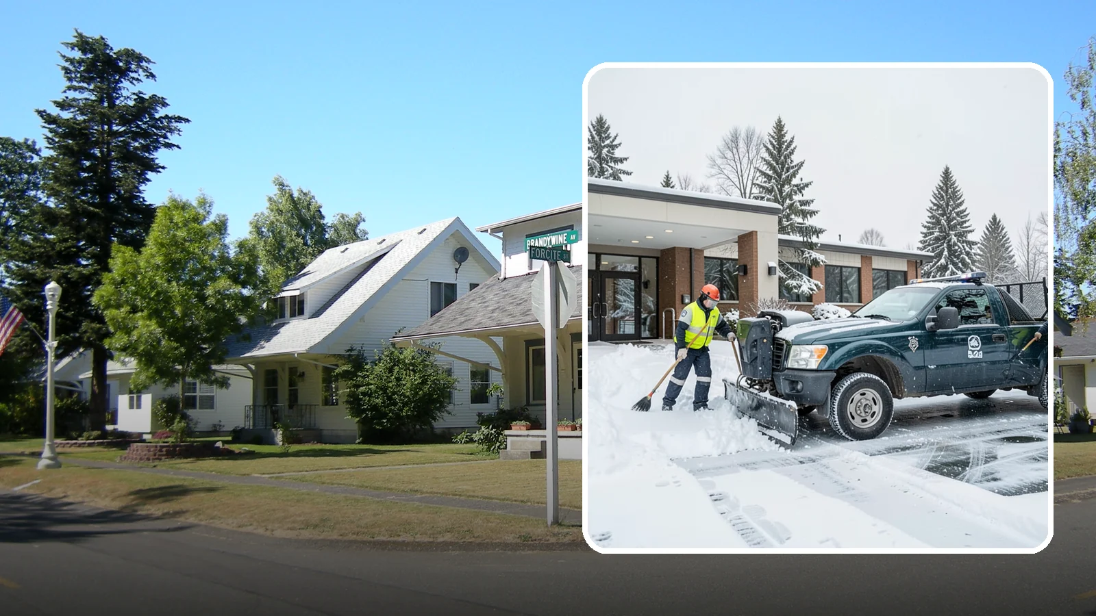 Police Station Snow Removal in DuPont, Pierce County, WA - We keep police station lots, sally ports, and secure entrances clear so patrol vehicles and personnel move without delay in any...
