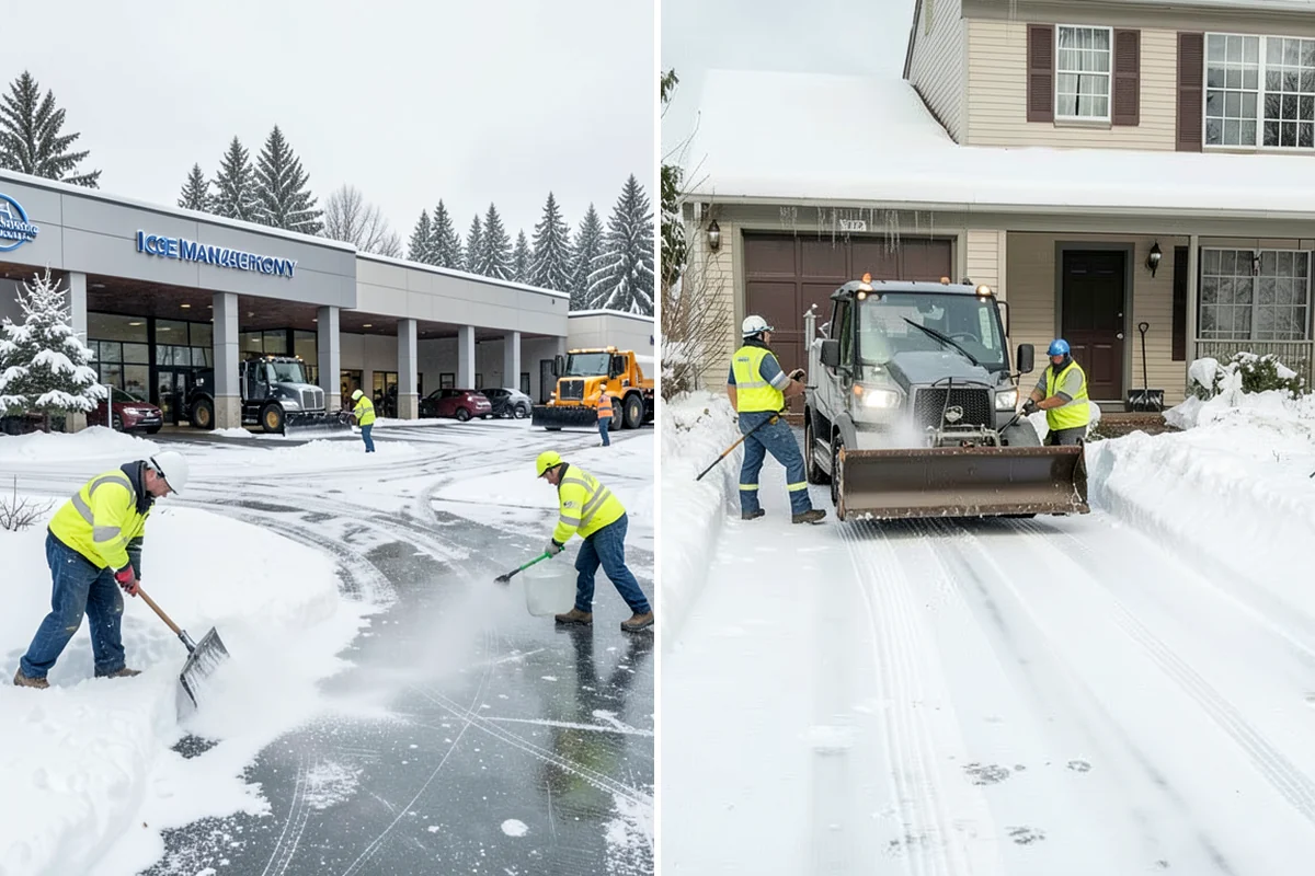 Police Station Snow Removal in DuPont, Pierce County, WA - Identify patrol lots, sally ports, and public entrances