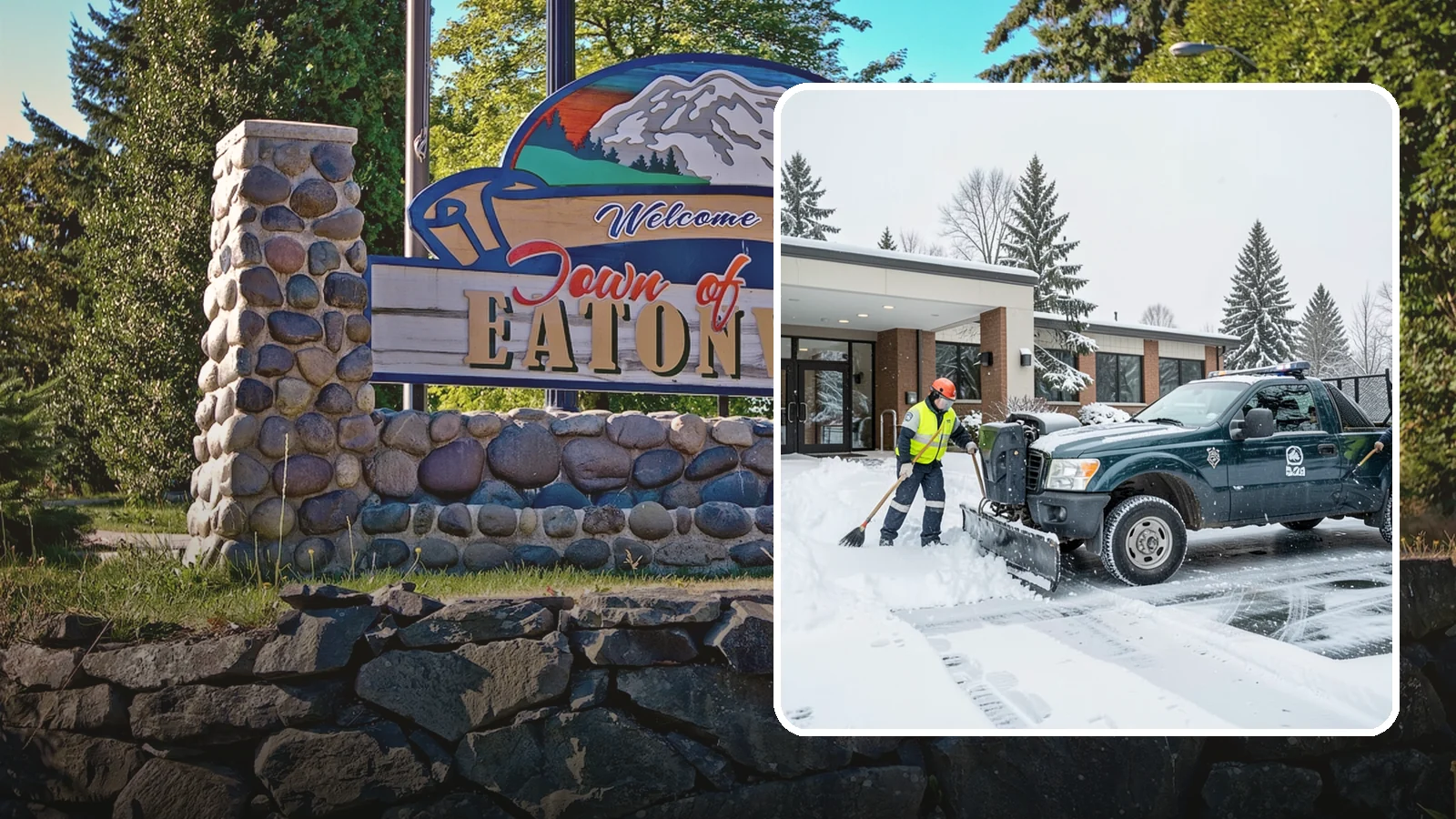 Police Station Snow Removal in Eatonville, Pierce County, WA - We keep police station lots, sally ports, and secure entrances clear so patrol vehicles and personnel move without delay in any...