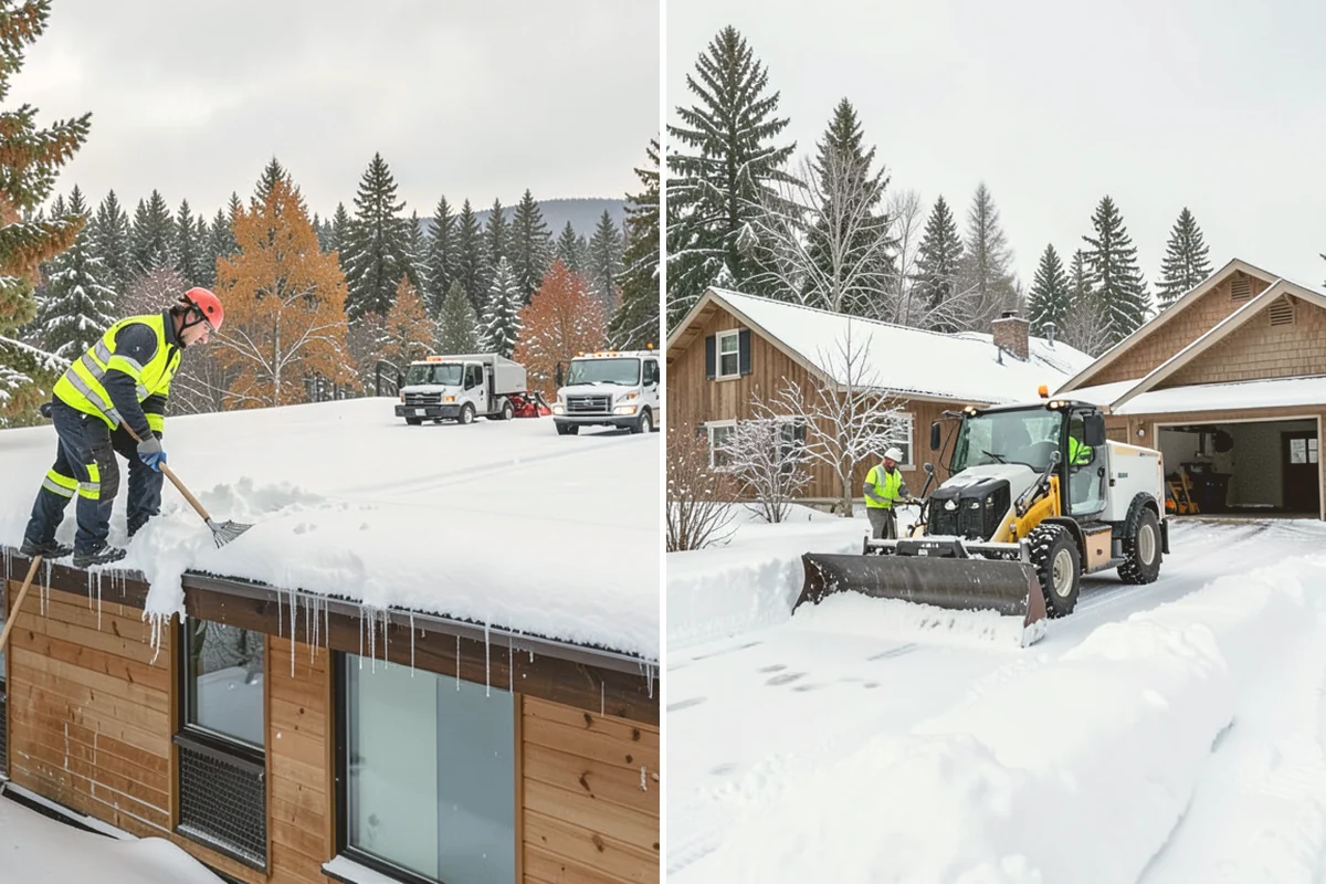Police Station Snow Removal in Edmonds, Snohomish County, WA - Identify patrol lots, sally ports, and public entrances