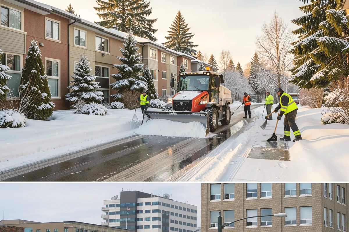 Police Station Snow Removal in Everett, Snohomish County, WA - Stations require reliable coverage from late November through February during lowland freeze events.