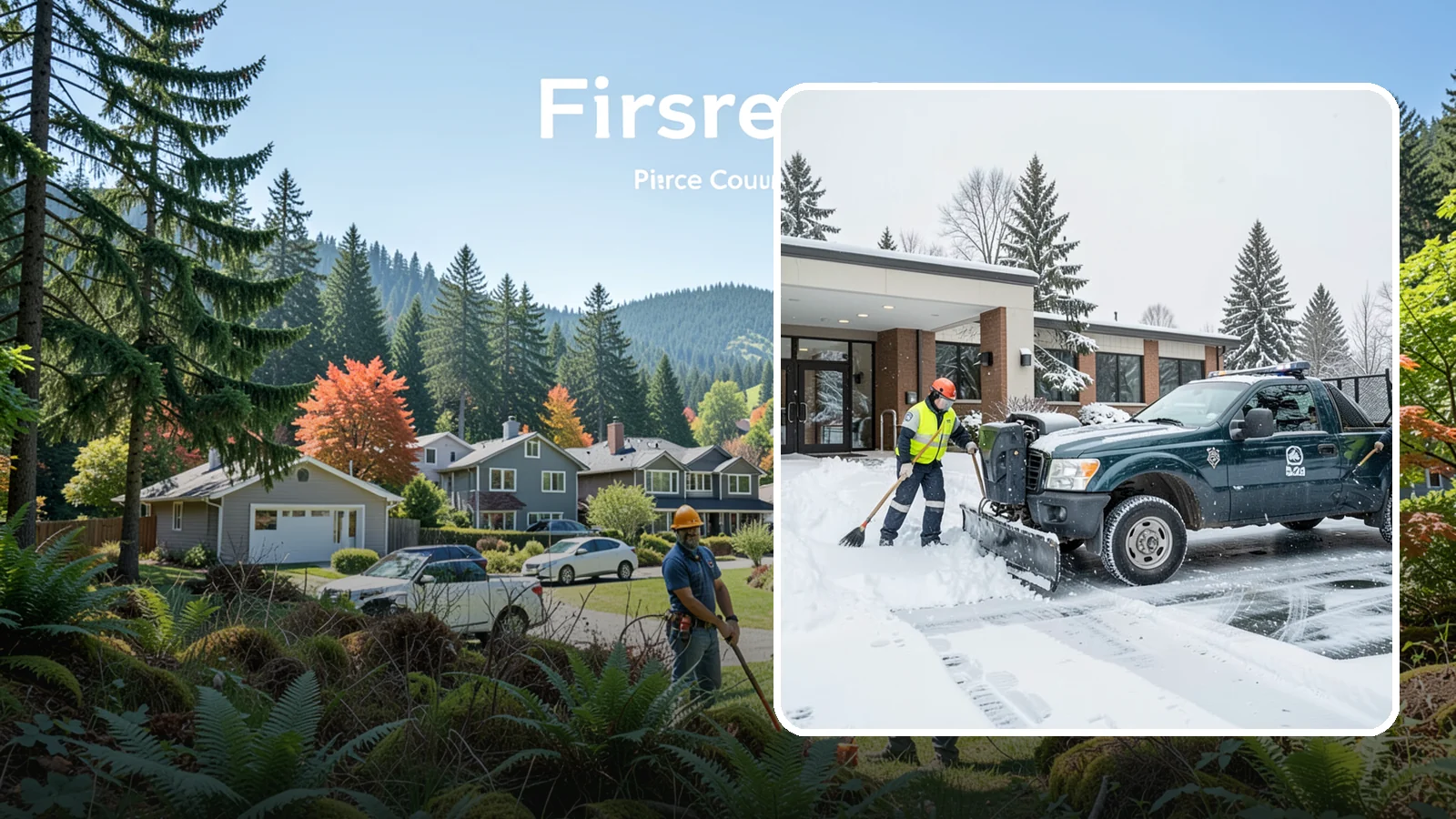 Police Station Snow Removal in Fircrest, Pierce County, WA - We keep police station lots, sally ports, and secure entrances clear so patrol vehicles and personnel move without delay in any...