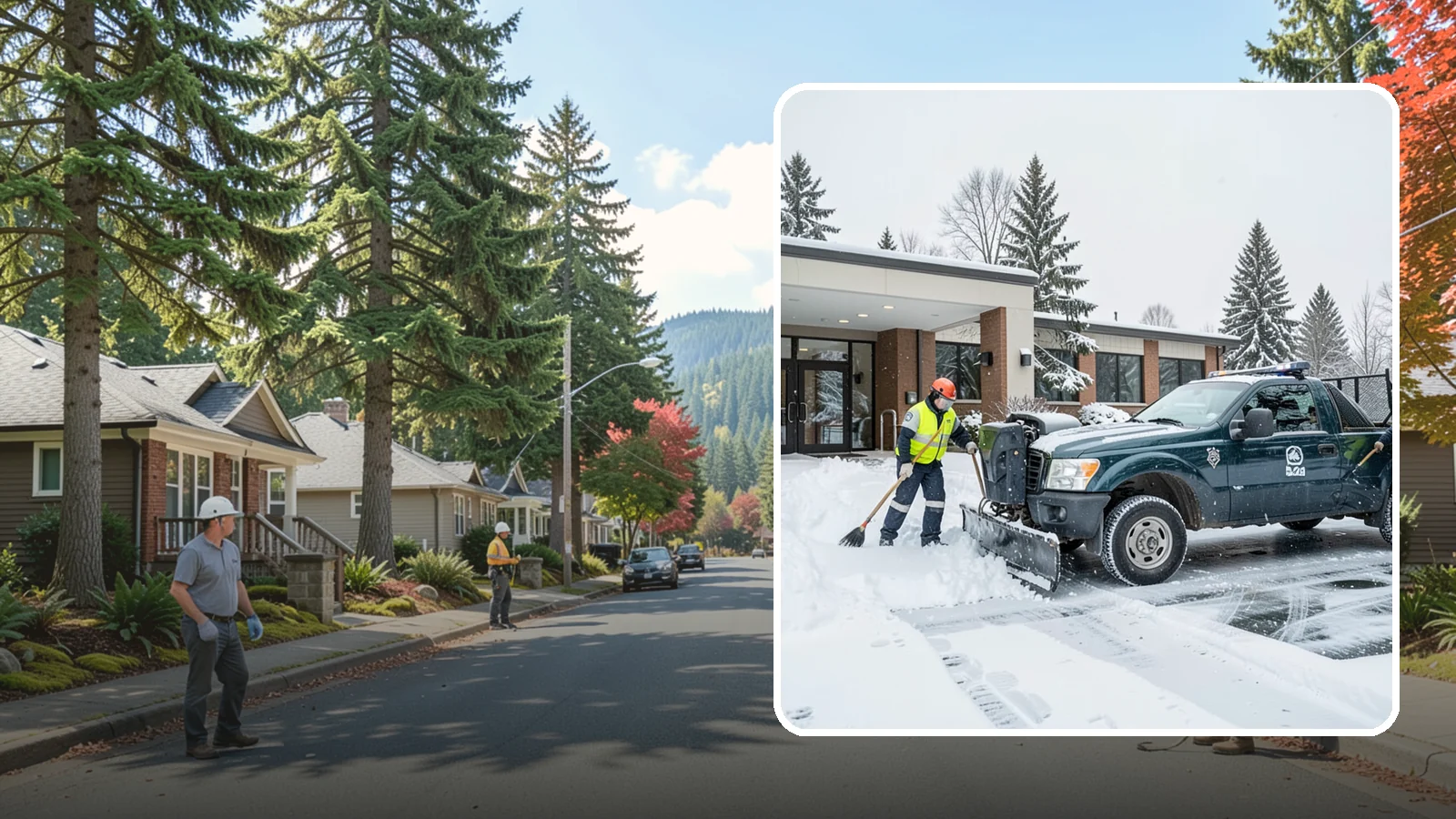 Police Station Snow Removal in Hunts Point, King County, WA - We keep police station lots, sally ports, and secure entrances clear so patrol vehicles and personnel move without delay in any...