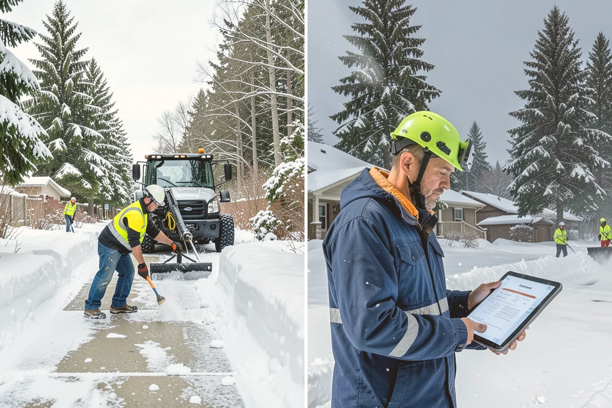 Police Station Snow Removal in Index, Snohomish County, WA - Identify patrol lots, sally ports, and public entrances