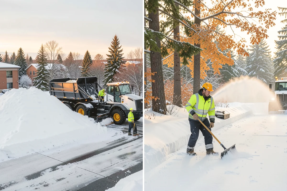 Police Station Snow Removal in Issaquah, King County, WA - Identify patrol lots, sally ports, and public entrances