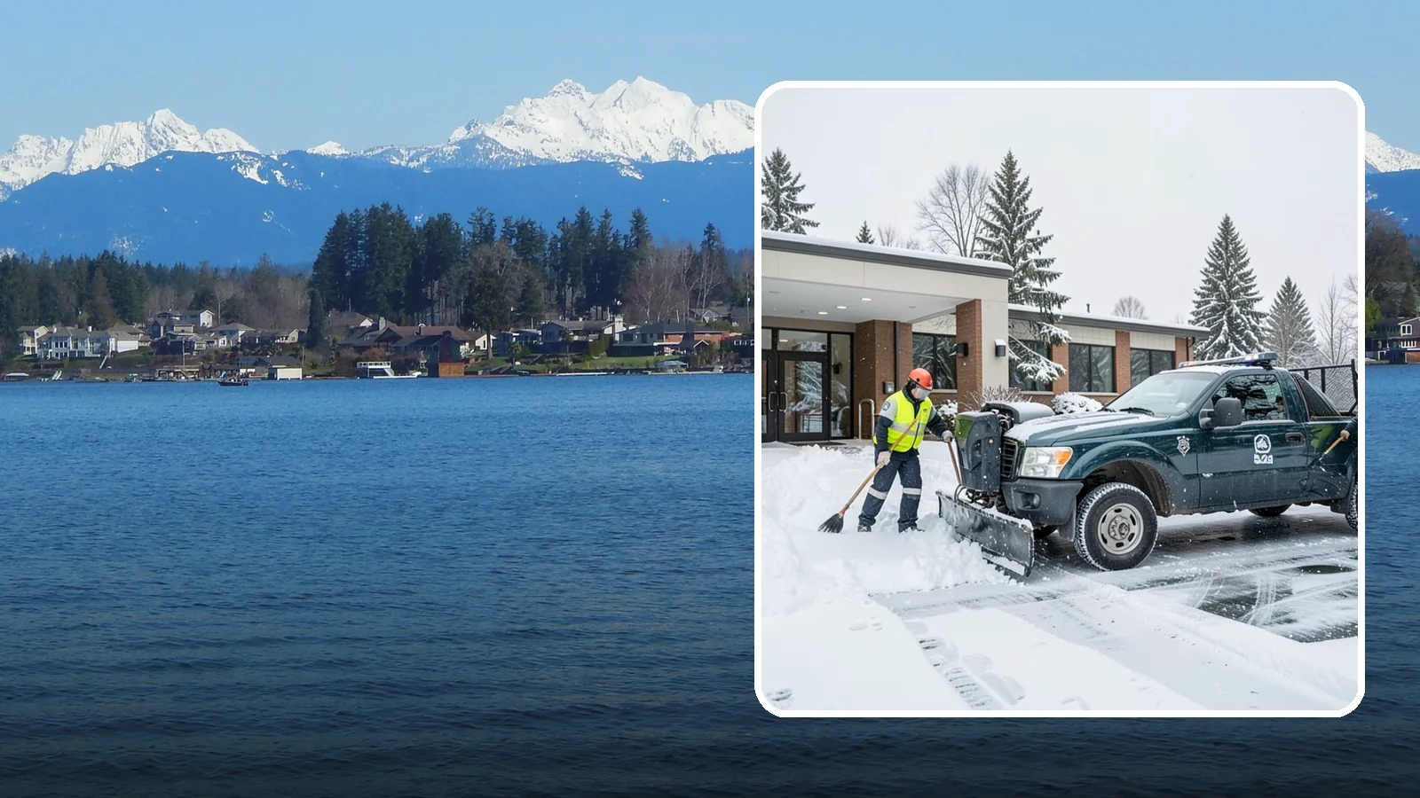 Police Station Snow Removal in Lake Stevens, Snohomish County, WA - We keep police station lots, sally ports, and secure entrances clear so patrol vehicles and personnel move without delay in any...