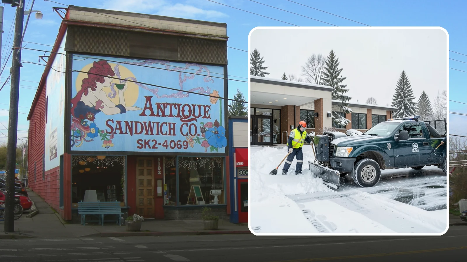 Police Station Snow Removal in Ruston, Pierce County, WA - We keep police station lots, sally ports, and secure entrances clear so patrol vehicles and personnel move without delay in any...