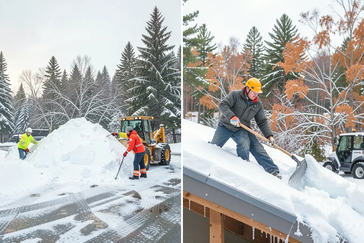 Police Station Snow Removal in Ruston, Pierce County, WA - Identify patrol lots, sally ports, and public entrances