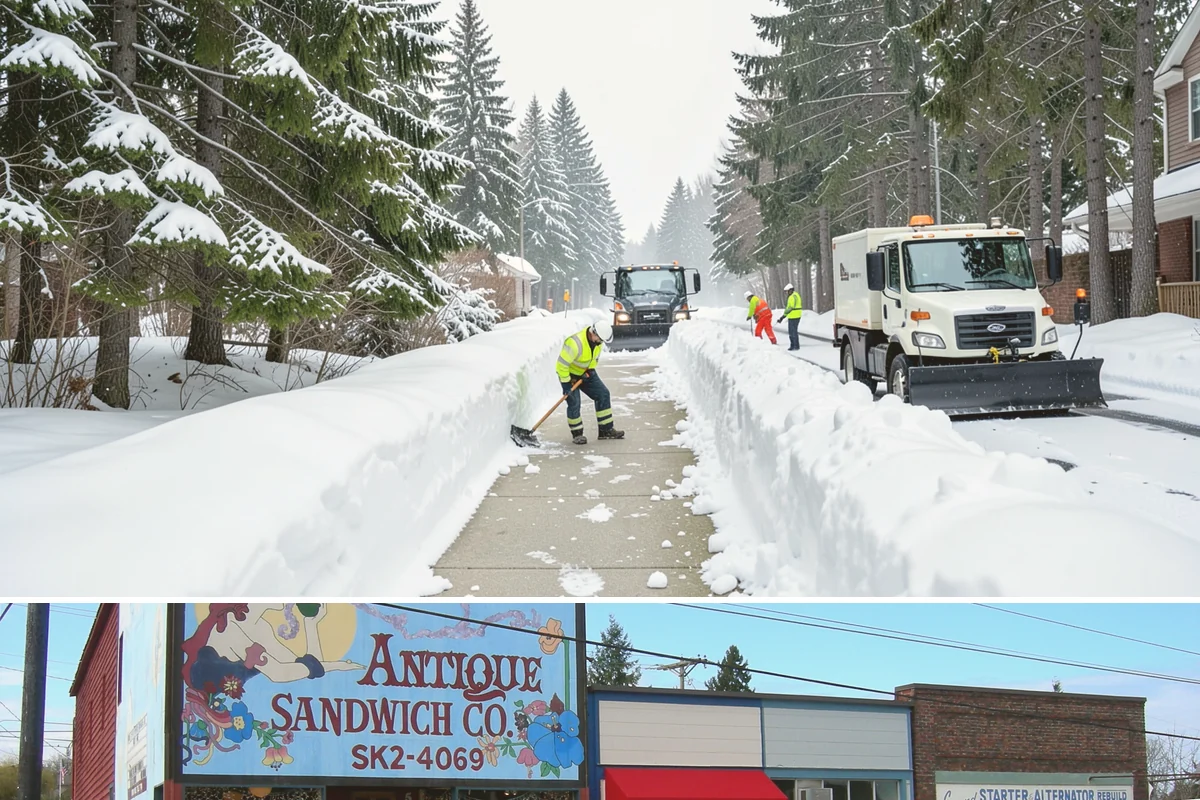 Police Station Snow Removal in Ruston, Pierce County, WA - Stations require reliable coverage from late November through February during lowland freeze events.