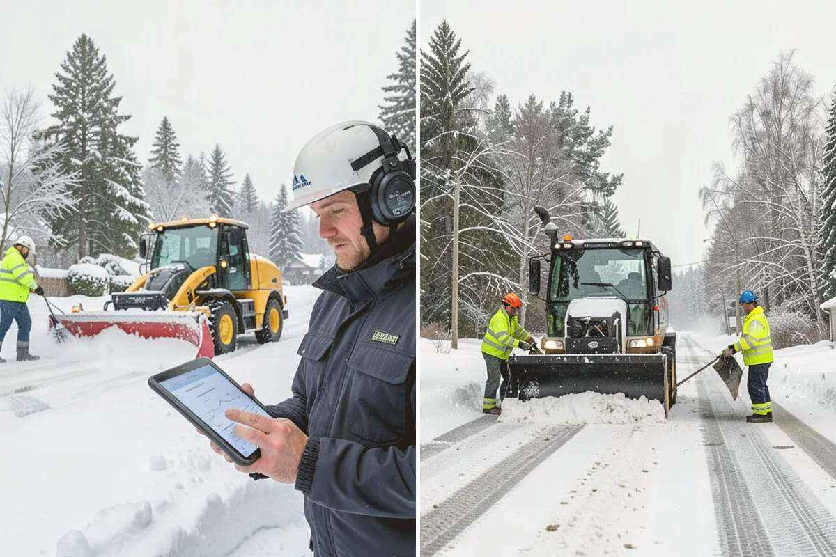 Police Station Snow Removal in Sammamish, King County, WA - Identify patrol lots, sally ports, and public entrances