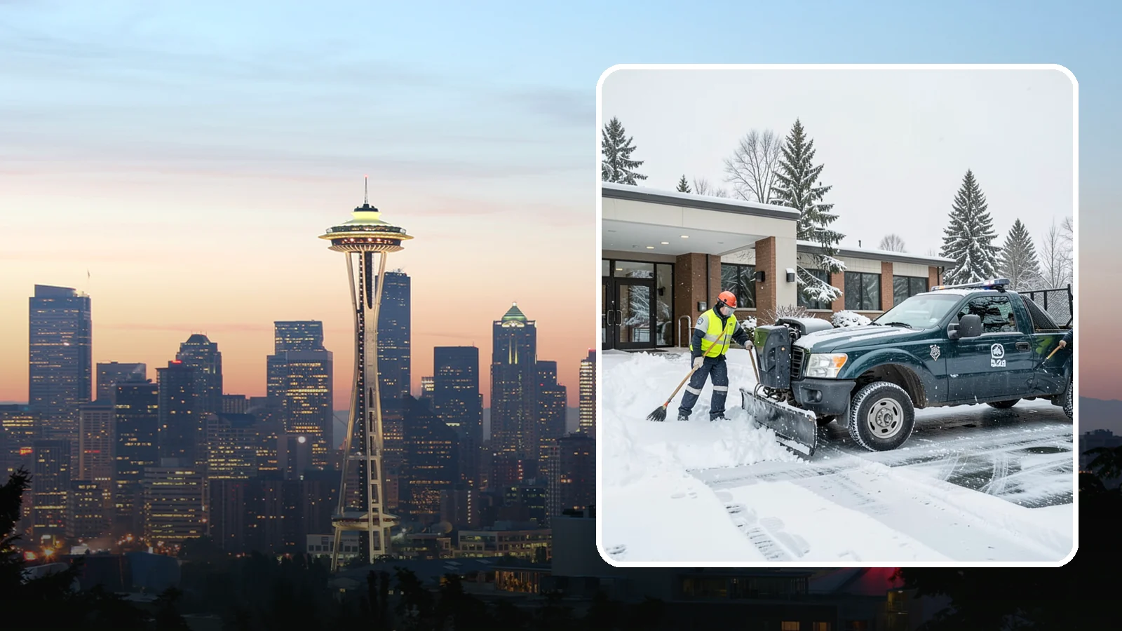Police Station Snow Removal in Seattle, King County, WA - We keep police station lots, sally ports, and secure entrances clear so patrol vehicles and personnel move without delay in any...