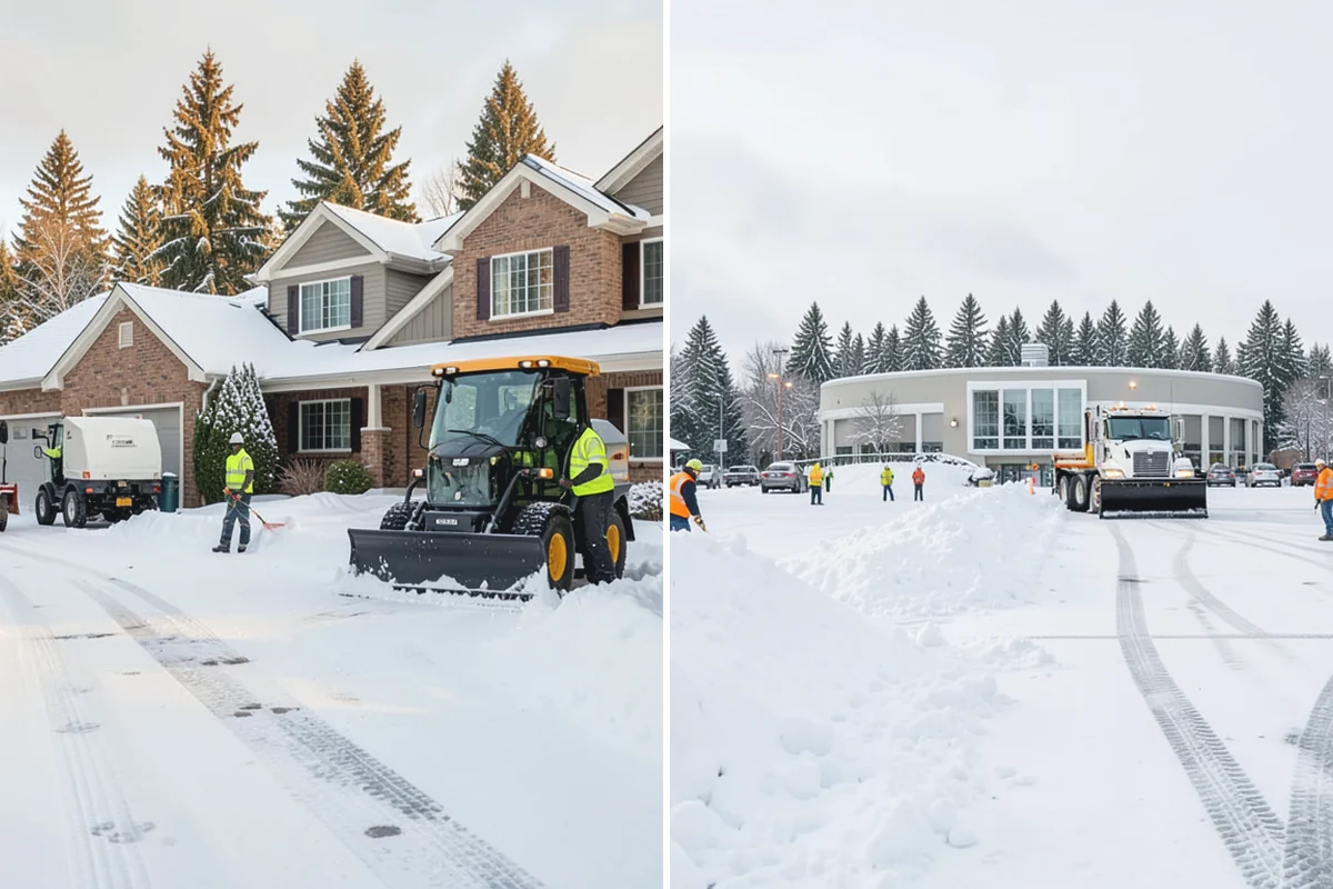 Police Station Snow Removal in Skykomish, King County, WA - Identify patrol lots, sally ports, and public entrances