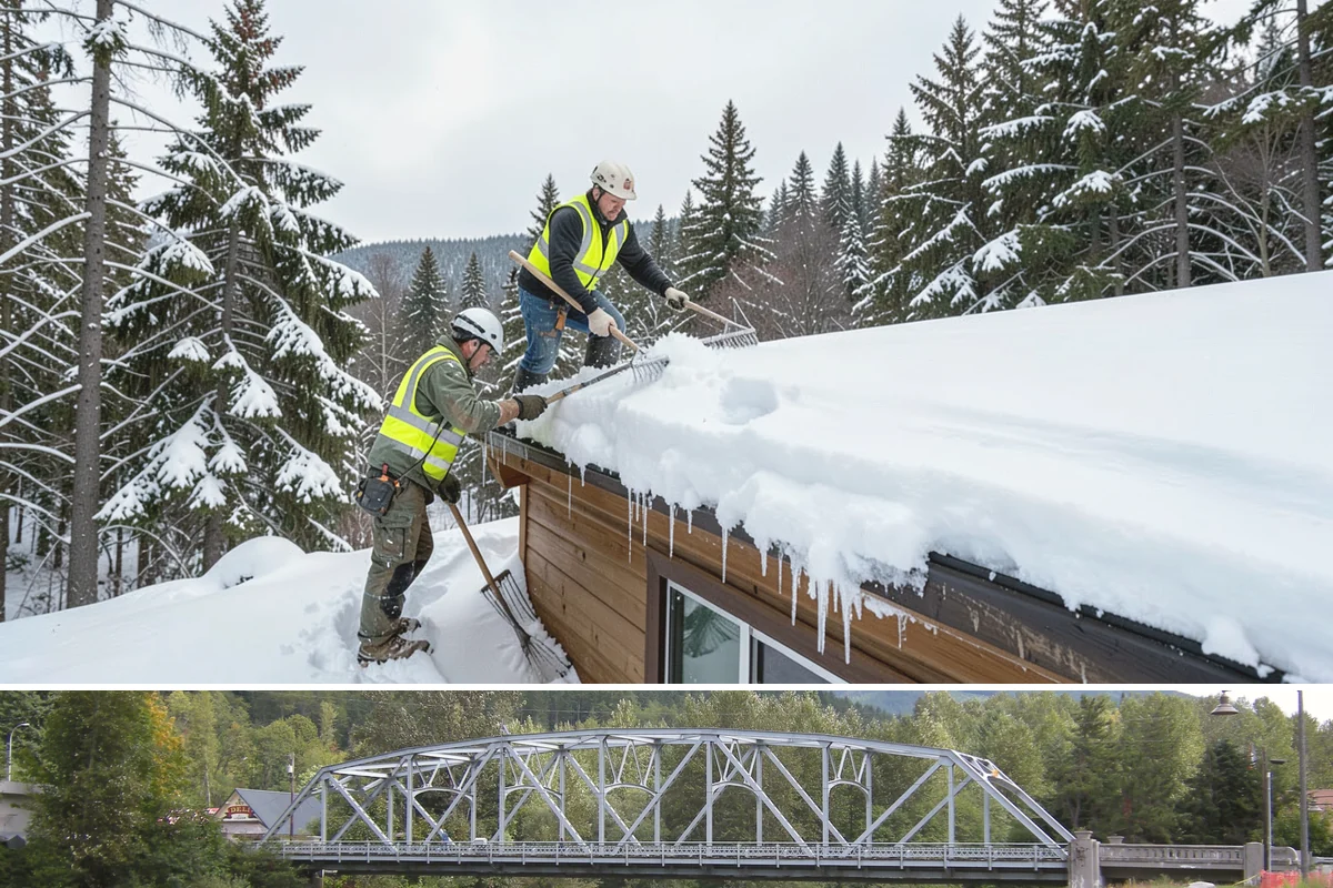 Police Station Snow Removal in Skykomish, King County, WA - Stations require reliable coverage from late November through February during lowland freeze events.