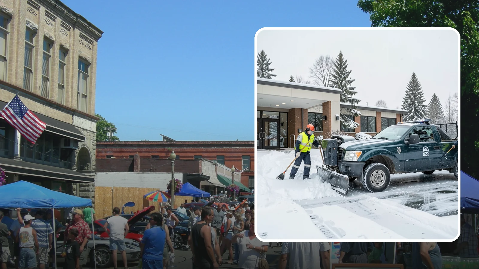 Police Station Snow Removal in Snohomish, Snohomish County, WA - We keep police station lots, sally ports, and secure entrances clear so patrol vehicles and personnel move without delay in any...