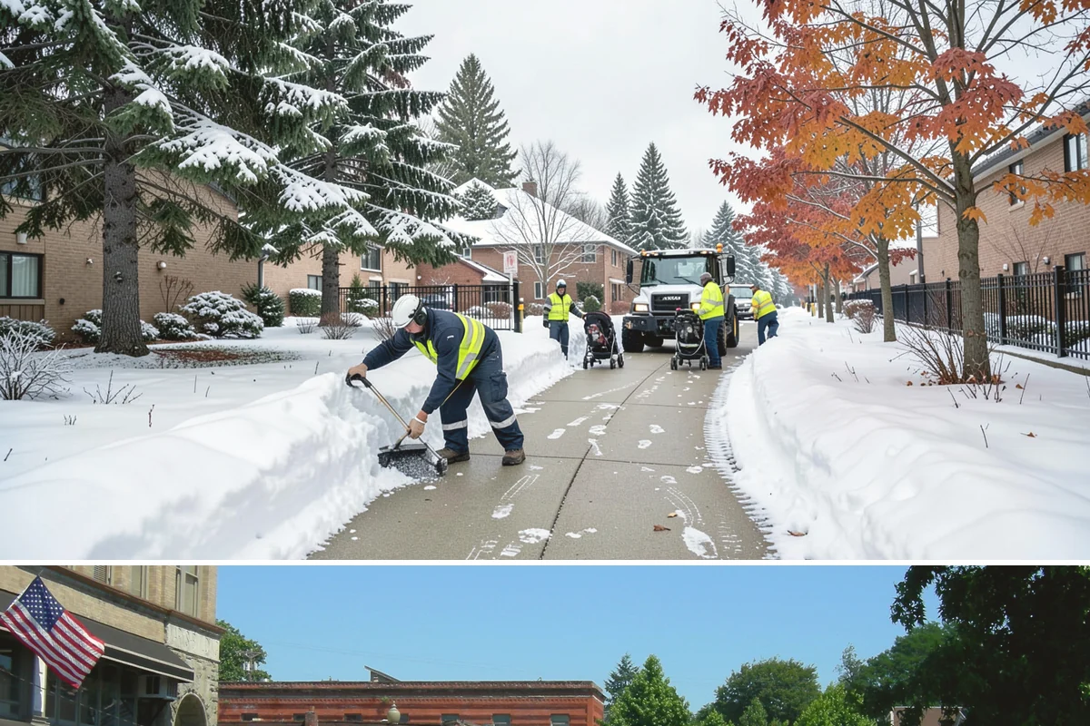Police Station Snow Removal in Snohomish, Snohomish County, WA - Stations require reliable coverage from late November through February during lowland freeze events.