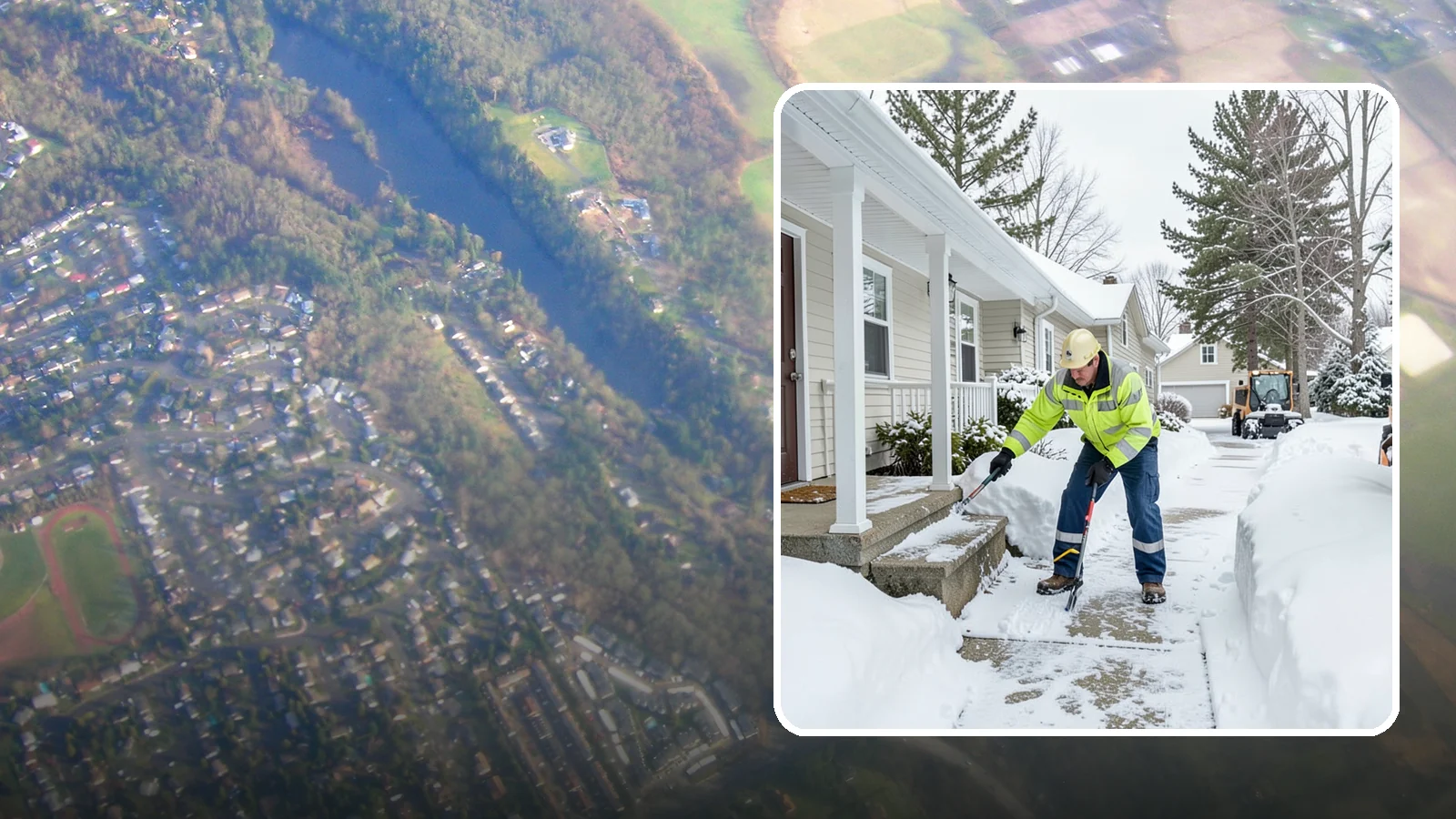 Porch Snow Removal in Algona, King County, WA - We clear covered and open porches so your home's main gathering entry stays dry and safe underfoot.