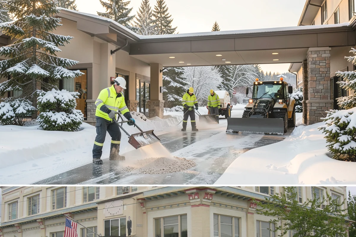 Porch Snow Removal in Anacortes, Skagit County, WA - Book before the first cold outflow so your porch is handled from the season's opening storm.