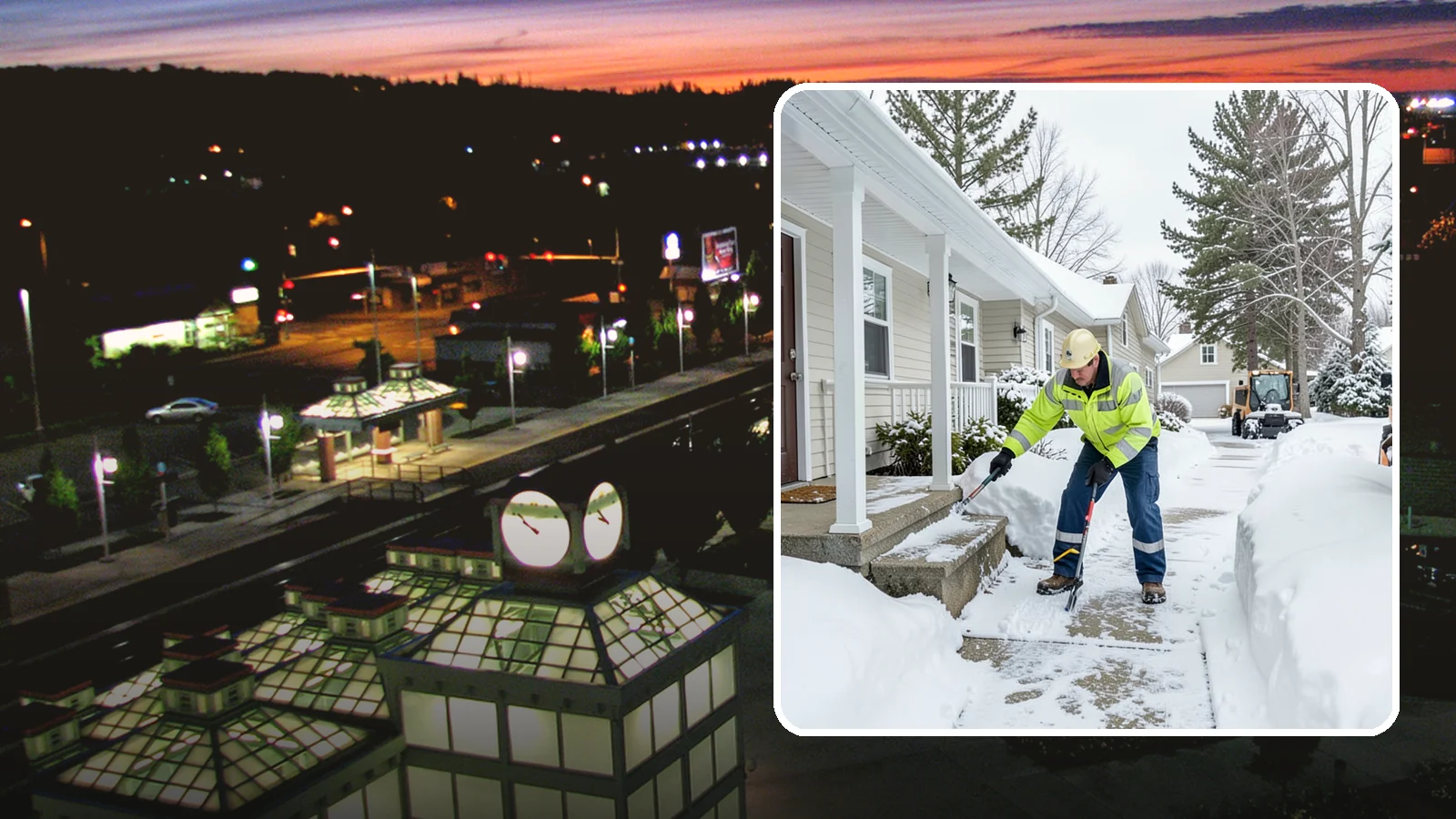 Porch Snow Removal in Auburn, King County, WA - We clear covered and open porches so your home's main gathering entry stays dry and safe underfoot.