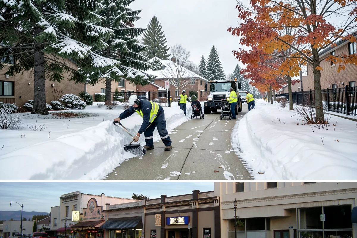 Porch Snow Removal in Burlington, Skagit County, WA - Book before the first cold outflow so your porch is handled from the season's opening storm.