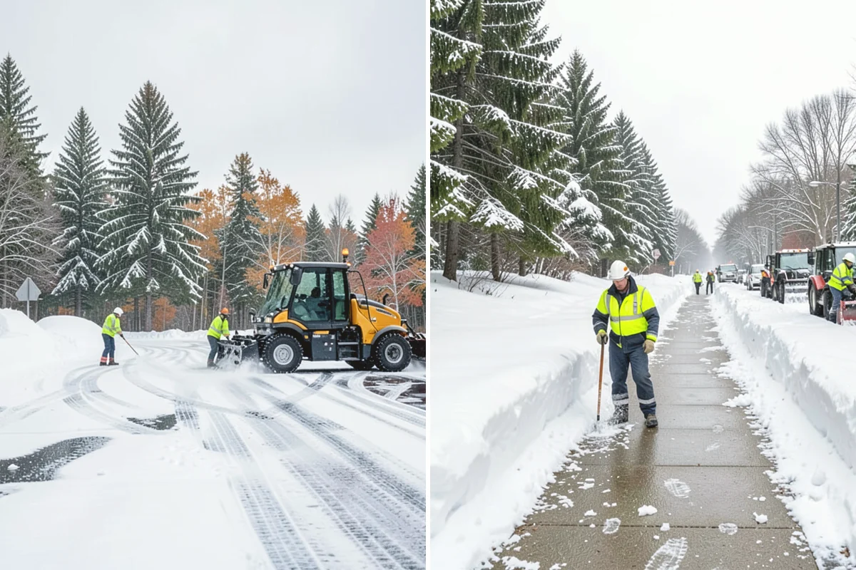 Porch Snow Removal in Carnation, King County, WA - We evaluate how snow is drifting onto the porch