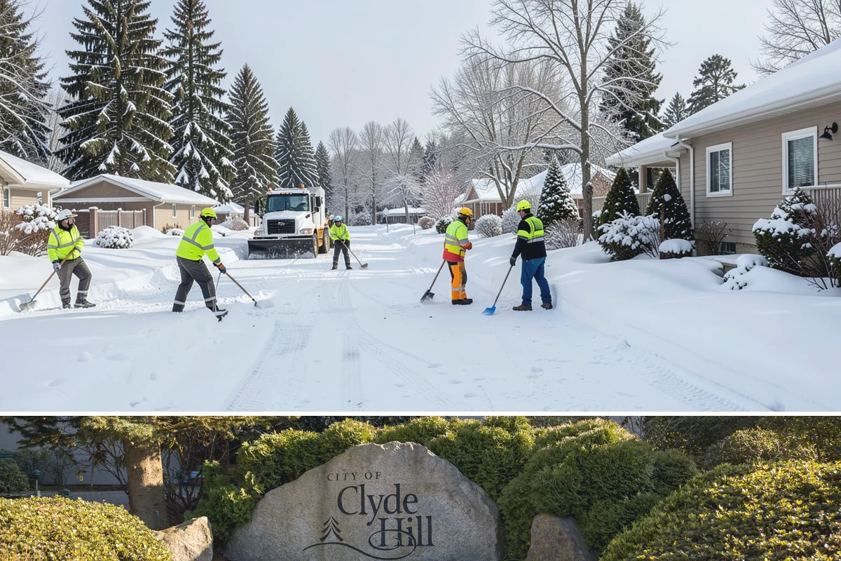 Porch Snow Removal in Clyde Hill, King County, WA - Book before the first cold outflow so your porch is handled from the season's opening storm.