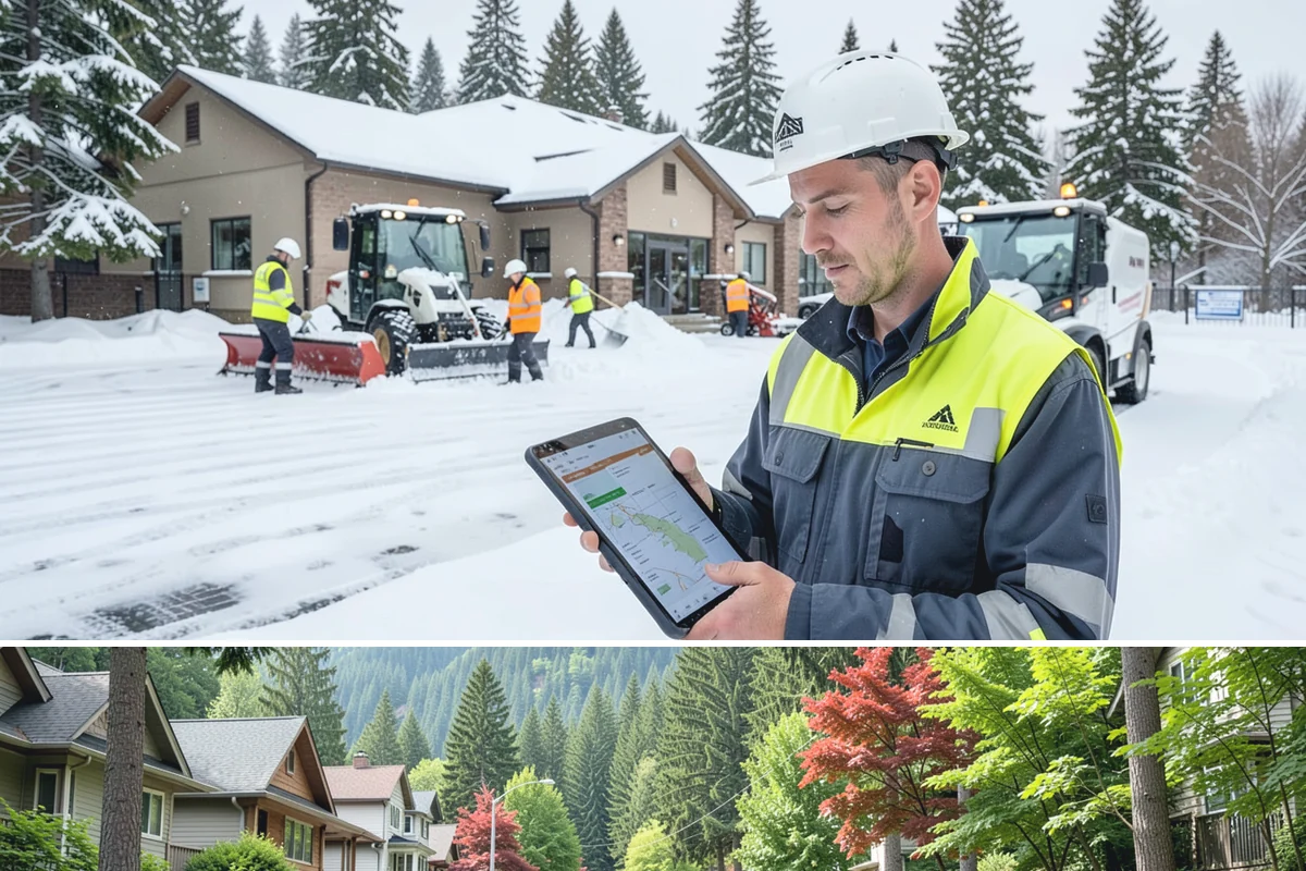 Porch Snow Removal in Darrington, Snohomish County, WA - Book before the first cold outflow so your porch is handled from the season's opening storm.