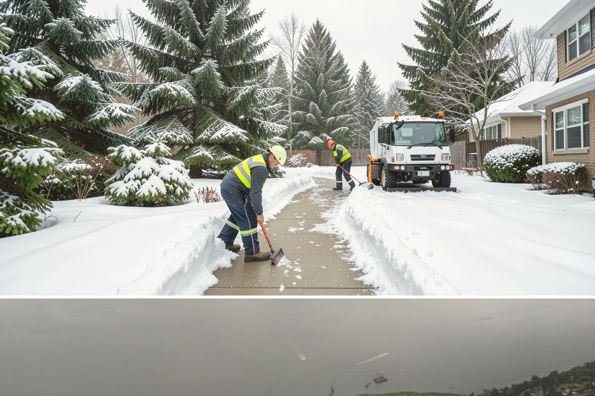 Porch Snow Removal in Des Moines, King County, WA - Book before the first cold outflow so your porch is handled from the season's opening storm.